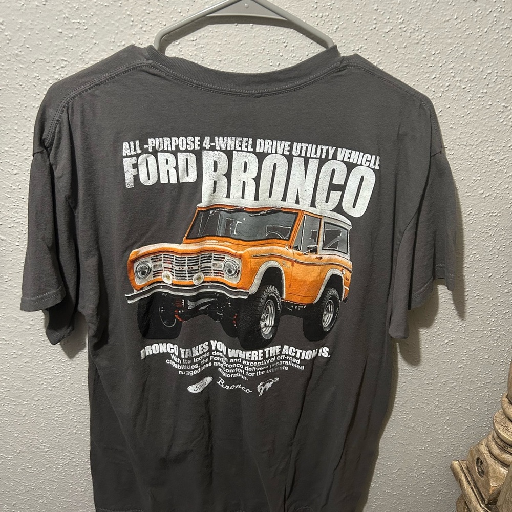 Ford Gray and Orange Short Sleeve Tees